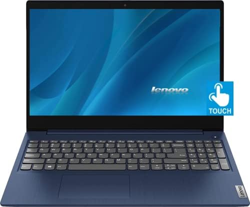 Lenovo 2021 Ideapad 3 15,6 Laptop de tela de toque HD, Intel Dual-Core I3-10110U até 4,1 GHz, 8 GB de RAM4, 256 GB