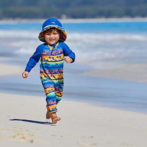 UV Skinz Baby Boys 'Sun and Swimsuit With UPF 50+ Proteção solar-maiô de uma peça, bebê e criança morta natação