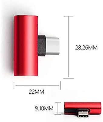 S5E5X 2 IN1 Tipo C Adaptador de áudio de 3,5 mm, adaptador de cabo de fone de ouvido Tipo C para AUX Compatível com o cabo do cabo de cabo compatível com a série Xiaomi/LETV/Samsung Galaxy S21 S20, Pixel 4 3 2 XL, iPad Pro e mais, preto