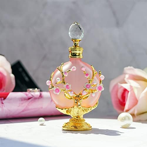 Yu Feng Fancy Flower Glass Garrafas de perfume vazio Decorativo Recarregável Cristal Purento de Perfume de Cristal