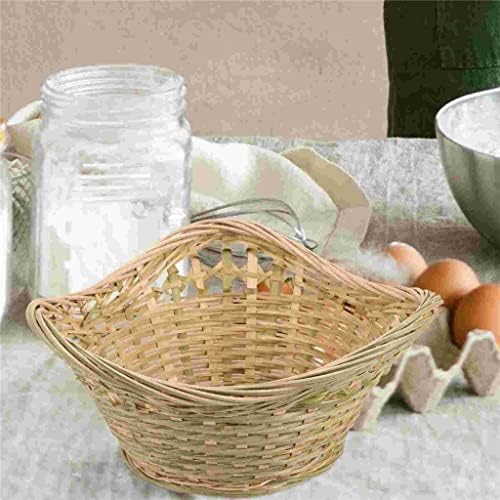 N/A Fruta Rattan Storage Tabely Prato de Piquenique Piquenique Pão Vegetal Pão Mercearia Produzir Flor do Mercado