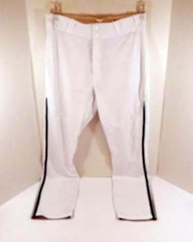 Arizona Diamondbacks Chip Hale 3 Game usou calças brancas 35-39-32 169-Jogo usado calças MLB usadas