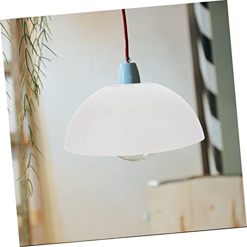 GARVALON 4PCS Lampshade de plástico conjunto de lâmpadas para lâmpadas de mesa lustres brancos lustres brancos tons