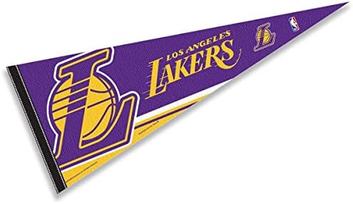 Los Angeles Lakers Pennant tamanho 12 em x 30 em