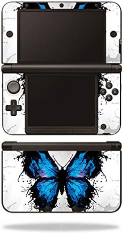 MightySkins Skin Compatível com Nintendo 3DS XL - Butterfly Splash | Tampa protetora, durável e exclusiva do encomendamento de vinil | Fácil de aplicar, remover e alterar estilos | Feito nos Estados Unidos