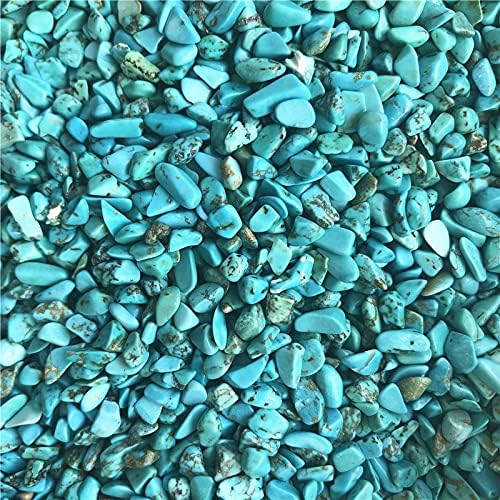 Binnanfang AC216 100g 3-6mm Green Turquoise Rock Polished Rough Pedget Nugget Healing Aquário Pedras naturais e minerais