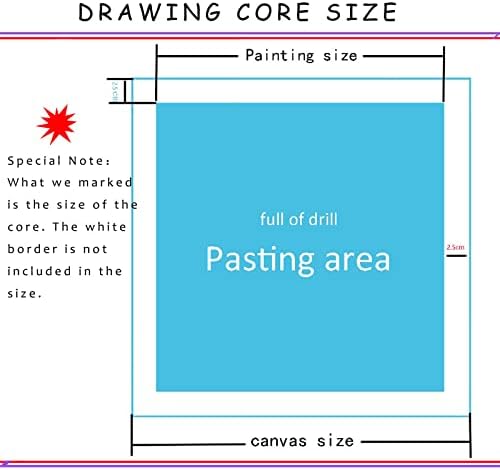 Kits de pintura de diamante para adultos, flores modernas de flores diamante garotas iniciantes tinta 5D para iniciantes por números, broca completa Diamante de diamante de cristal jóias de cristal suprimentos de arte para decoração de parede em casa, 32x64in