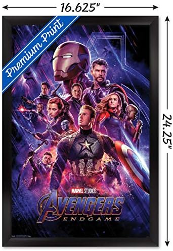 Trends International Marvel Cinematic Universe - Avengers - Endgame - Pôster de parede de uma folha, 14.725 x 22.375,