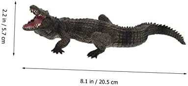 ABAODAM 1PC Modelo de crocodilo simulado Crianças Toys educacionais Toys de répte Toys Wildlife Decoração CRAW Toy