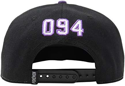 Bioworld pokemon gengar bordado snapback cap Hat licenciado roxo