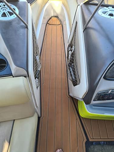 Boat Eva Faux Teak Decking Floor Compatível com 2017 Malibu TXI Resposta Swim Stage