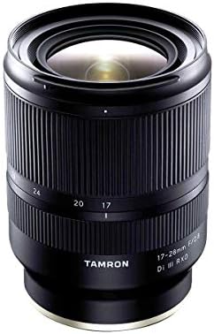 Tamron 17-28mm f/2,8 DI III RXD Lente para Sony E, pacote com kit de filtro Prooptic de 67 mm, correia de slidelite,
