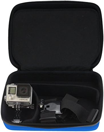 Navitech Blue Hovery Duty Rugged Case/capa compatível com a câmera de ação esportiva à prova d'água Finec F60R