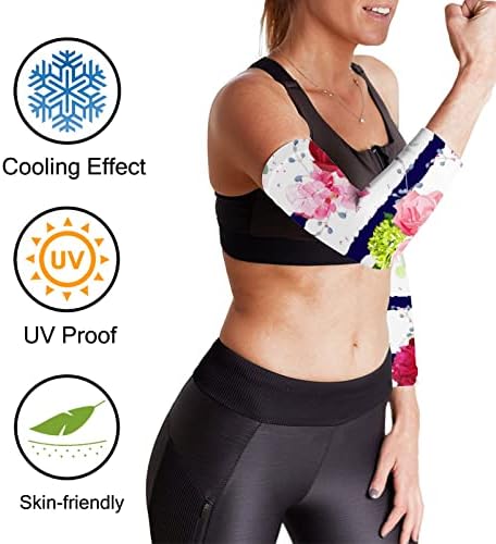 Mulheres UV Sun Protection Arm Mangas, mangas de resfriamento Escudo de capa de braço para homens Ciclus