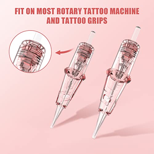 Cartucho SMP Profissional Tattoo Needels 1RL de 0,18 mm Cartigo redondo 20pcs Para maquiagem permanente de caneta rotativa de