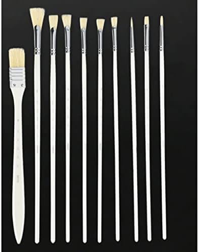 Hnkdd Conjunto de arte Especial escova de óleo Aquarela acrílica pincel de ventilador conjunto linha pincel pincel pinting