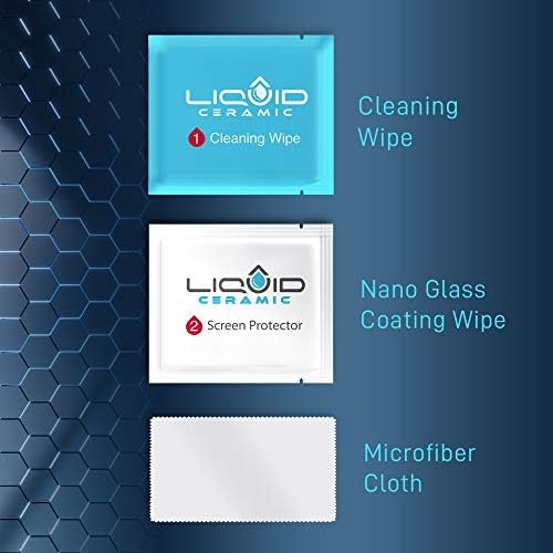 Protetor de tela de vidro de cerâmica líquida com cobertura de US $ 300 | Limpe a proteção de nano resistentes ao arranhão