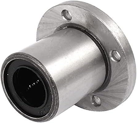 X-DREE LMF16UU 16MM INTERIOR DIA FLANGE ROUNTE ROLODO ROLAMENTO LINHO ROLAMENTO LINHO (BUJE DE COJINETE DE BOLAS LINEAL Montado