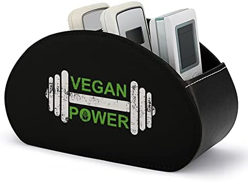 Power Remote Control do vegano Titular Caddy Storage Box Desktop Organizer para remotos de TV Supplies de escritório