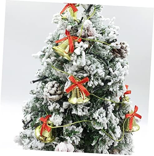 Nolitoy 10pcs ornamentos de natividade decoração de natividade pendurada sinos de barbante sinos de natal árvore de natal