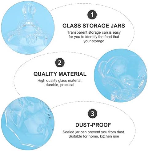 Veemon Terrarium pcs vidro doces clear cidy jars glass apotecary jar vidro doce prato jar clear farmecar