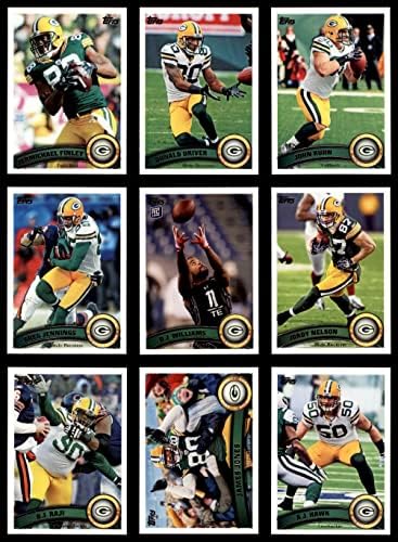 2011 Topps Green Bay Packers quase completo Team Set Green Bay Packers NM/MT Packers
