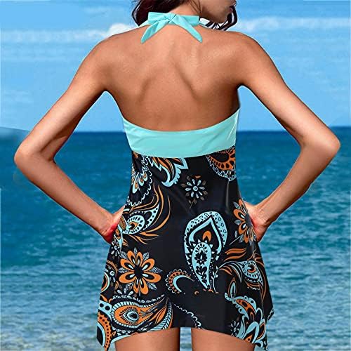 American Swimsuit Women Duas roupas de banho Bathing Batinging Women With Boyshorts Swimwearswears Tankinis Top Top Top