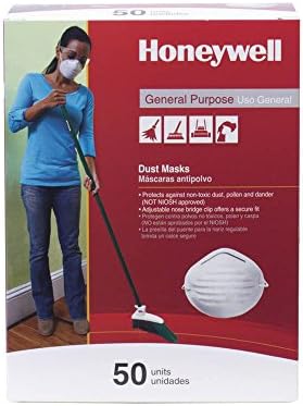 Produtos de segurança Honeywell Máscara de poeira descartável, caixa de 50