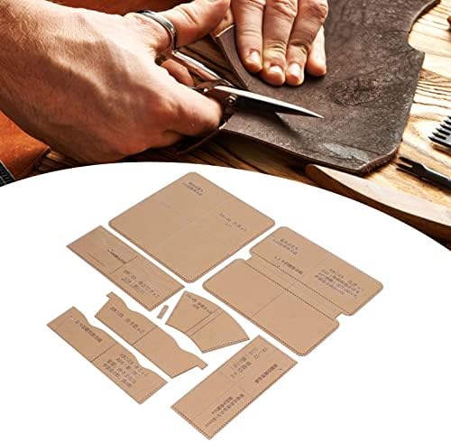 Modelo de acrílico da carteira, modelo durável 8pcs de carteira longa para artesanato manual DIY