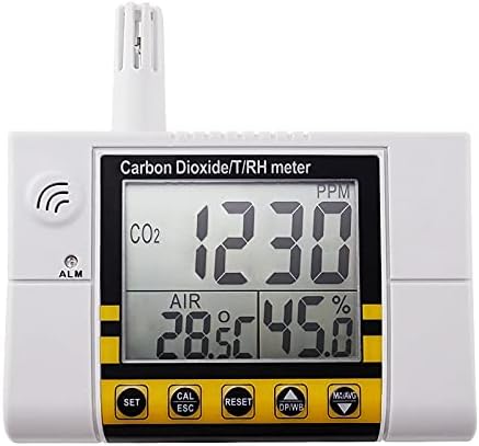Monitor de CO2 Monitor de qualidade do ar para dióxido de carbono Tempeture ndir sensor CO2 Controlador com função de