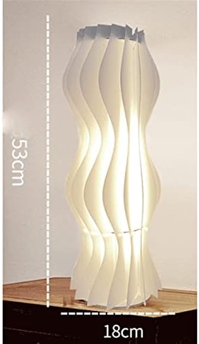 Dloett Skirt Floor Três Lâmpada colorida clara Atmosfera de arte de arte decorativa Lâmpada de mesa vertical