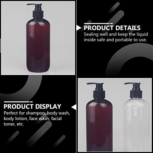 Distribuidor de sabonete de mão Veemoon Clear recipiente 20 PCs vazios de shampoo de shampoo de plástico garrafa de shampoo