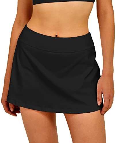 Skort de tênis feminina de Stelle Skorts Athletic High Solike com bolsos de short shorts esportivos de pickleball plissado