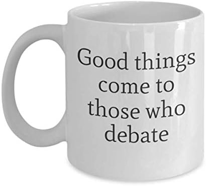 Coisas boas vêm para aqueles que debatem a copo de chá de debatem