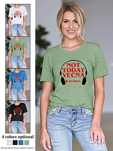 Camiseta de letra engraçada de carta feminina camiseta camiseta para mulheres de manga curta camiseta de férias de verão