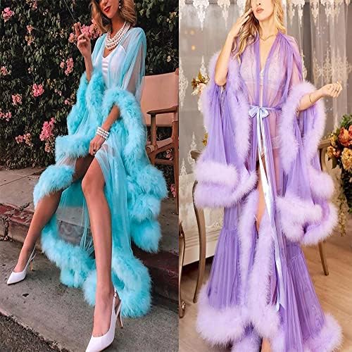 2 jardas 30g Fluffy Marabou Feathers Boa for Ofstra Destas de Halloween Decoração de fantasias