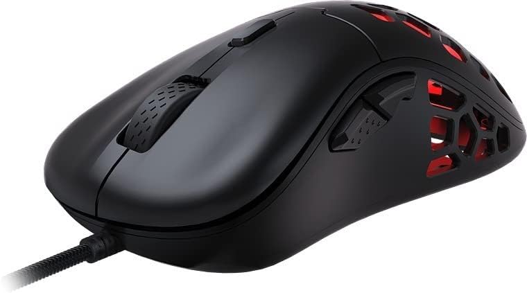 AOC GM510B Mouse de jogos com fio 16000 DPI preto