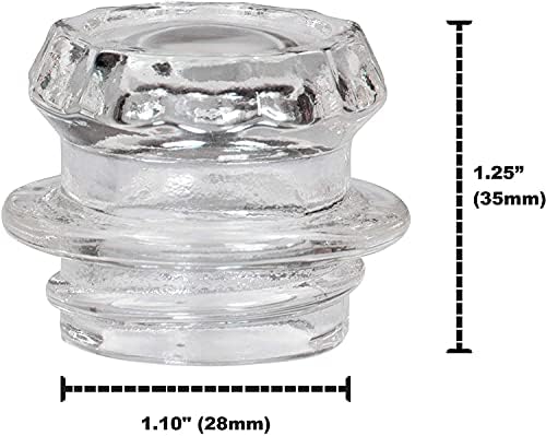 O botão de cafeteira de vidro unido de vidro se encaixa em Coletti Bozeman e Butte 2 pacote