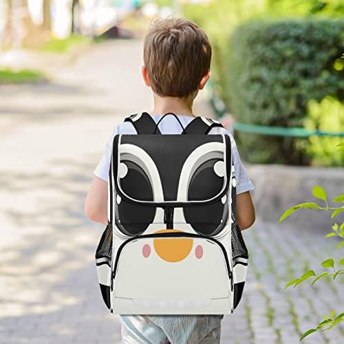 Mochila Kids Penguin de Mchiver para meninos Meninas Meninas Sacos escolares à prova d'água Para uma mochila de viagem leve da escola primária com tiras reflexivas