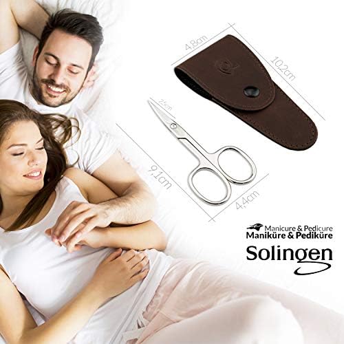 Solingen Scissors - Manicure Manicure Manicure Alemanha - lâmina curva, tesoura de unhas Alemanha - Pedicure Beauty Helicing