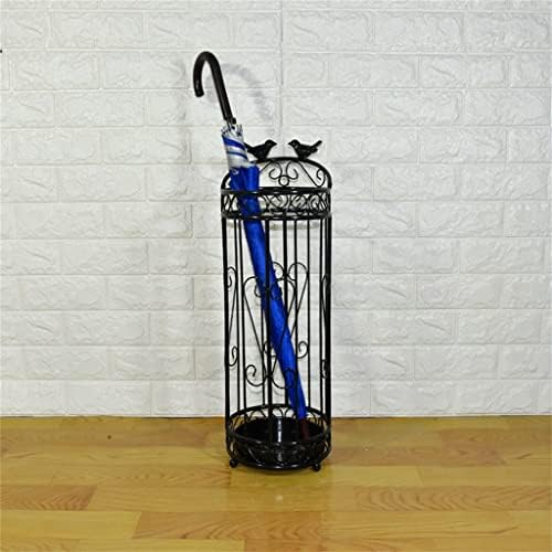 TJLSS Elegant Hollow Metal Umbrella Storage Rack Rack Home Hotel Bucket Umbrella Bucket (Cor: A, Tamanho