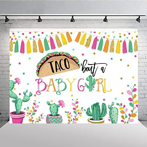 Lofaris taco but um bebê pano de fundo mexicano feijão decorações de chá de bebê cacto neutro chapéu de cowboy bandeiras