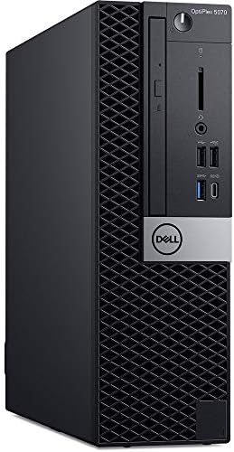 Dell Optiplex 5070 Fator de forma pequeno PC, Intel Octa Core i7-9700 até 4,7 GHz, 16G DDR4, 512G SSD, Windows 10 Pro