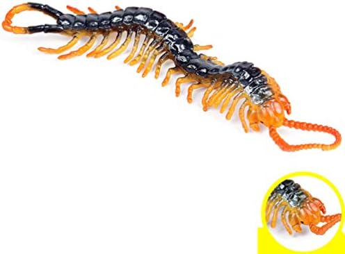 Nuobesty falsy centopede brinquedo de brinquedo estático artificial vida selvagem scolopendra insetos piadas brinquedos