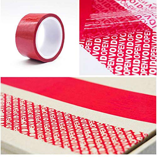 Welstik TIMPER TAPE RED TIMPERAÇÃO Evidente fita de vedantes de segurança, transferência de segurança de segurança da