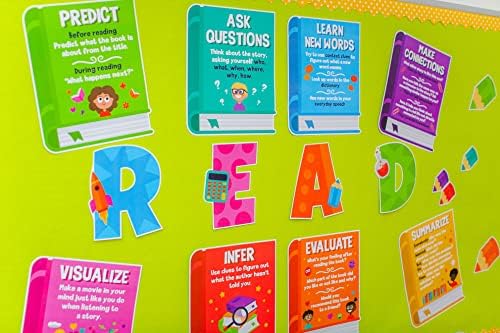 SproutBrite Reading Bulletin Board Cutouts