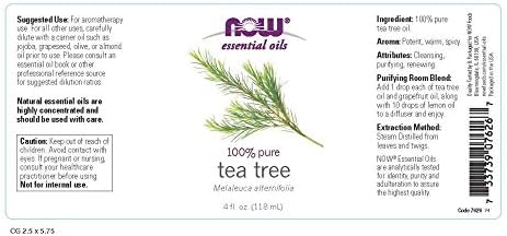 Agora alimentos: óleo da árvore do chá, 4 onças