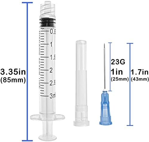 Seringa plástica grande para laboratórios científicos medindo ferramentas de seringa que dispensam múltiplos usos seringa com agulha
