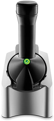 Yonanas 902 Classic Vegan, fabricante de servir de frutas congeladas sem laticínios, inclui 36 receitas, 200 watts, prata