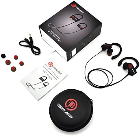 Fusion Beats Bluetooth Headphones/Best, ruído cancelando fones de ouvido esportivos sem fio/fones de ouvido à prova de suor